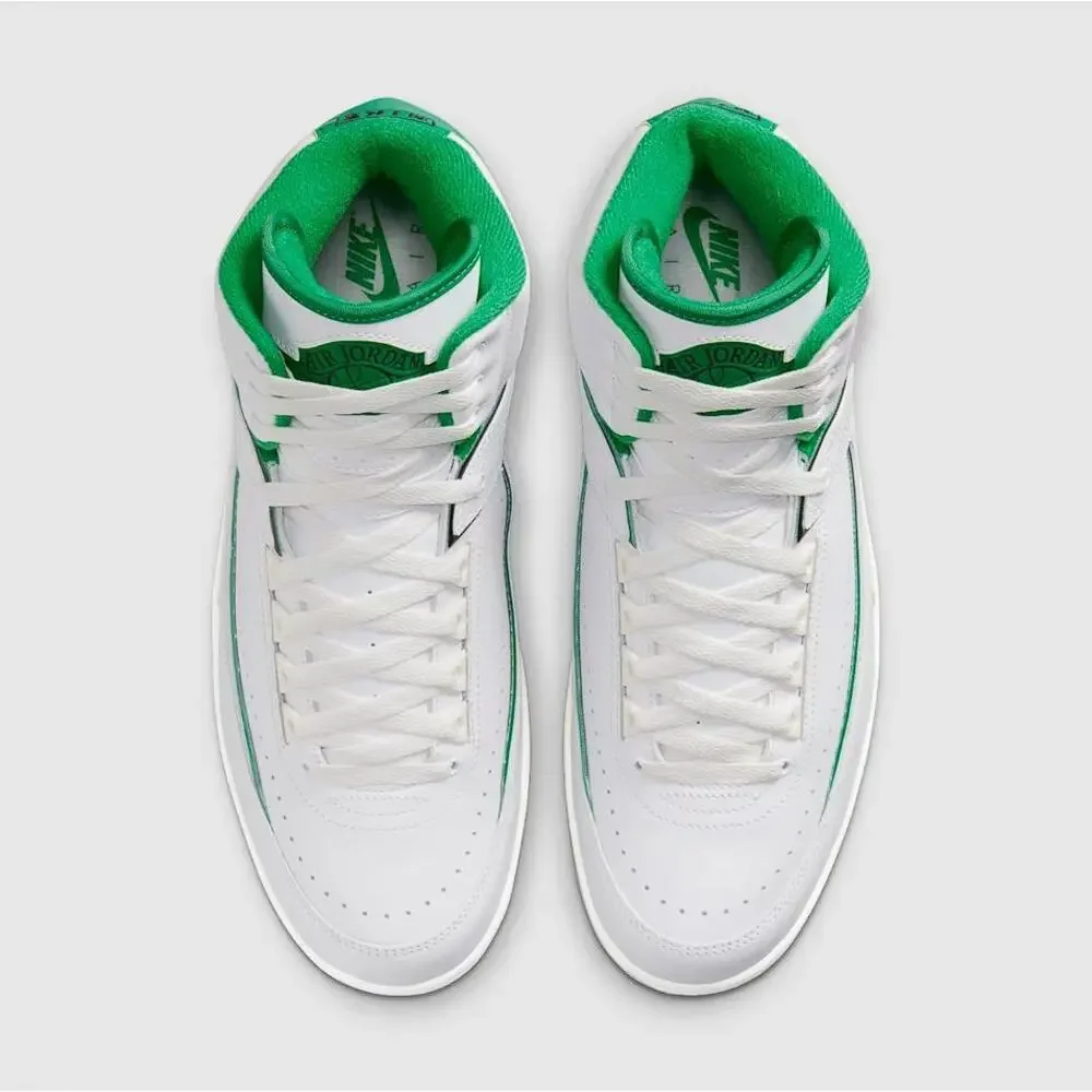 NIKE Men's Air Jordan 2 Retro Lucky Green Shoes Size 10.5 - Picture 3 of 11